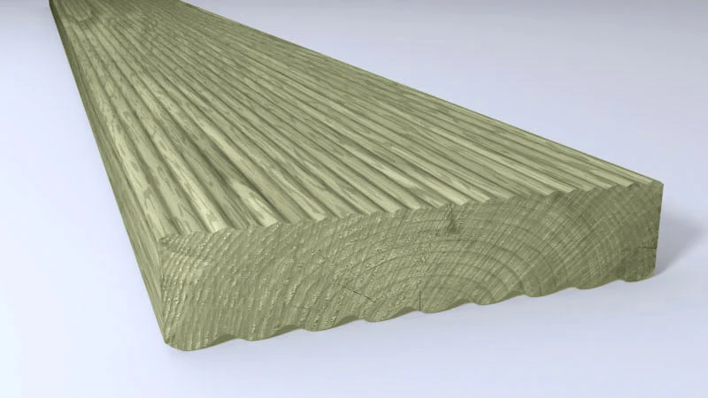 144 X 32  DECKING MICROPRO  GREEN  PER 4.5MT  LENGTH