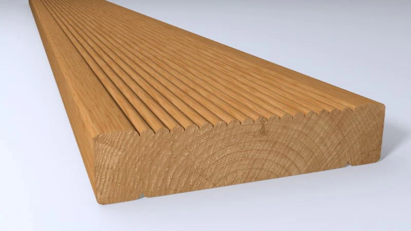 144 X 32  DECKING MICROSHADES BROWN  PER 4.2MT LENGTH