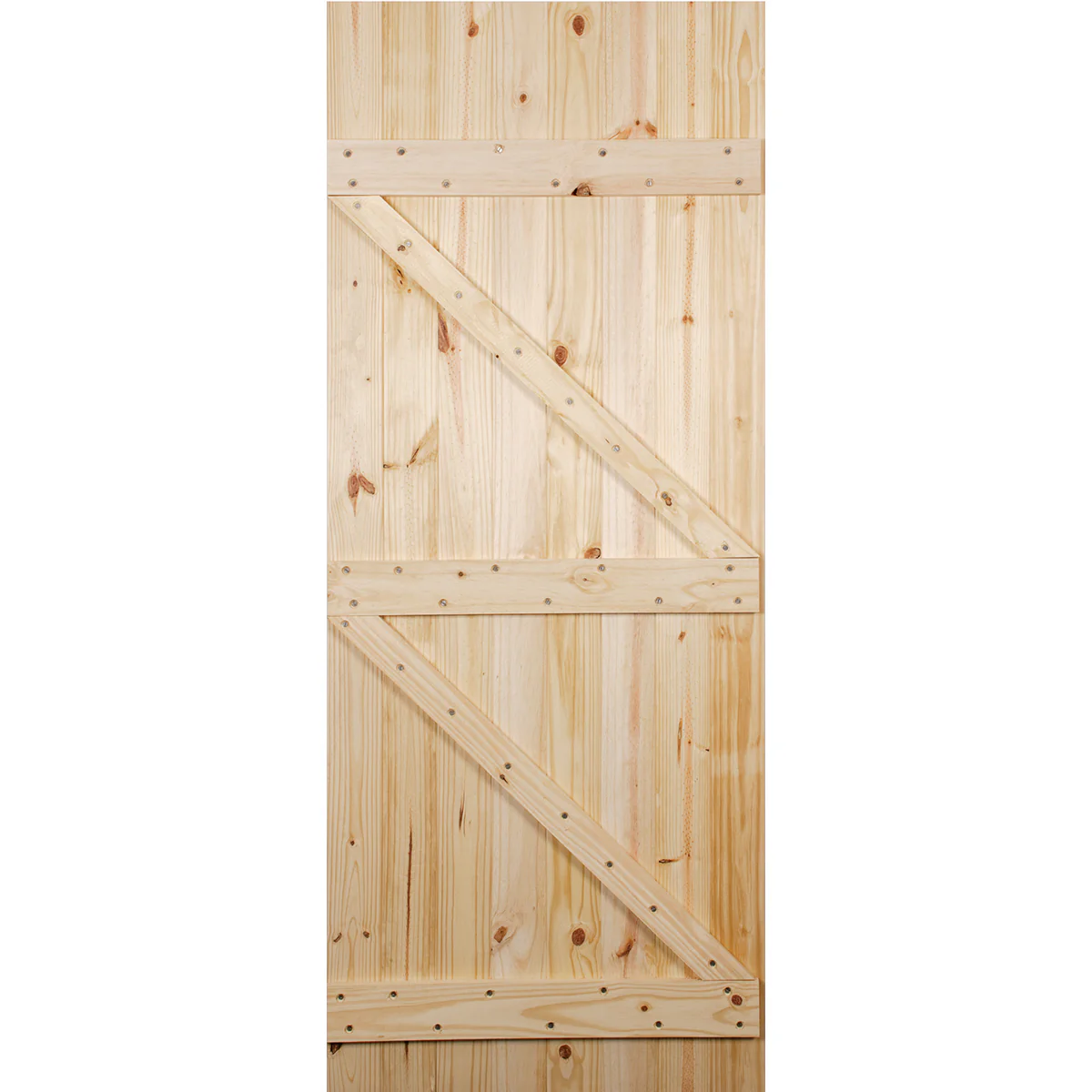 LEDGED/BRACED UTILITY DOOR 80 x 32in x 44mm - Image 2