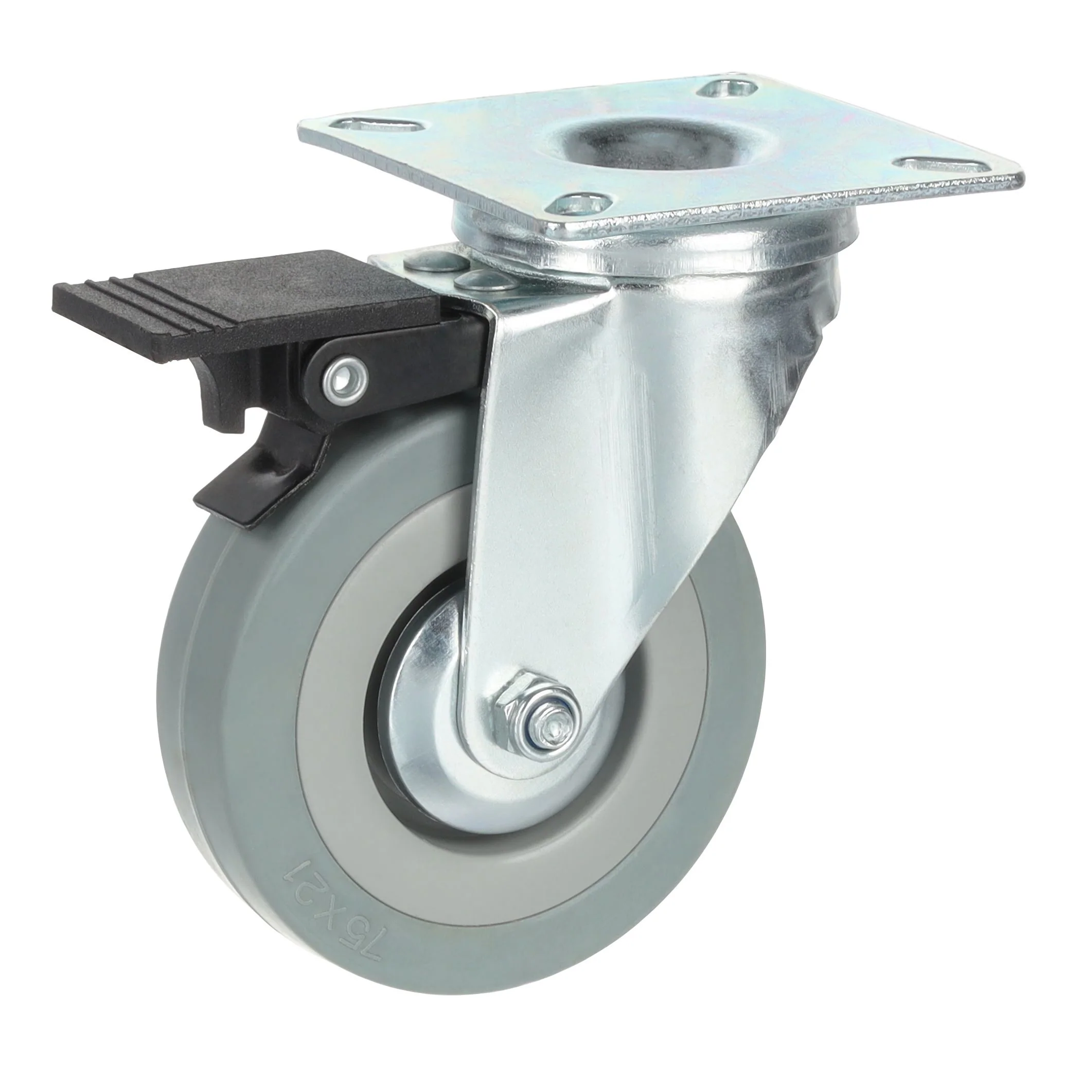 GC52 FURNITURE CASTOR 65MM WITH  BRAKE