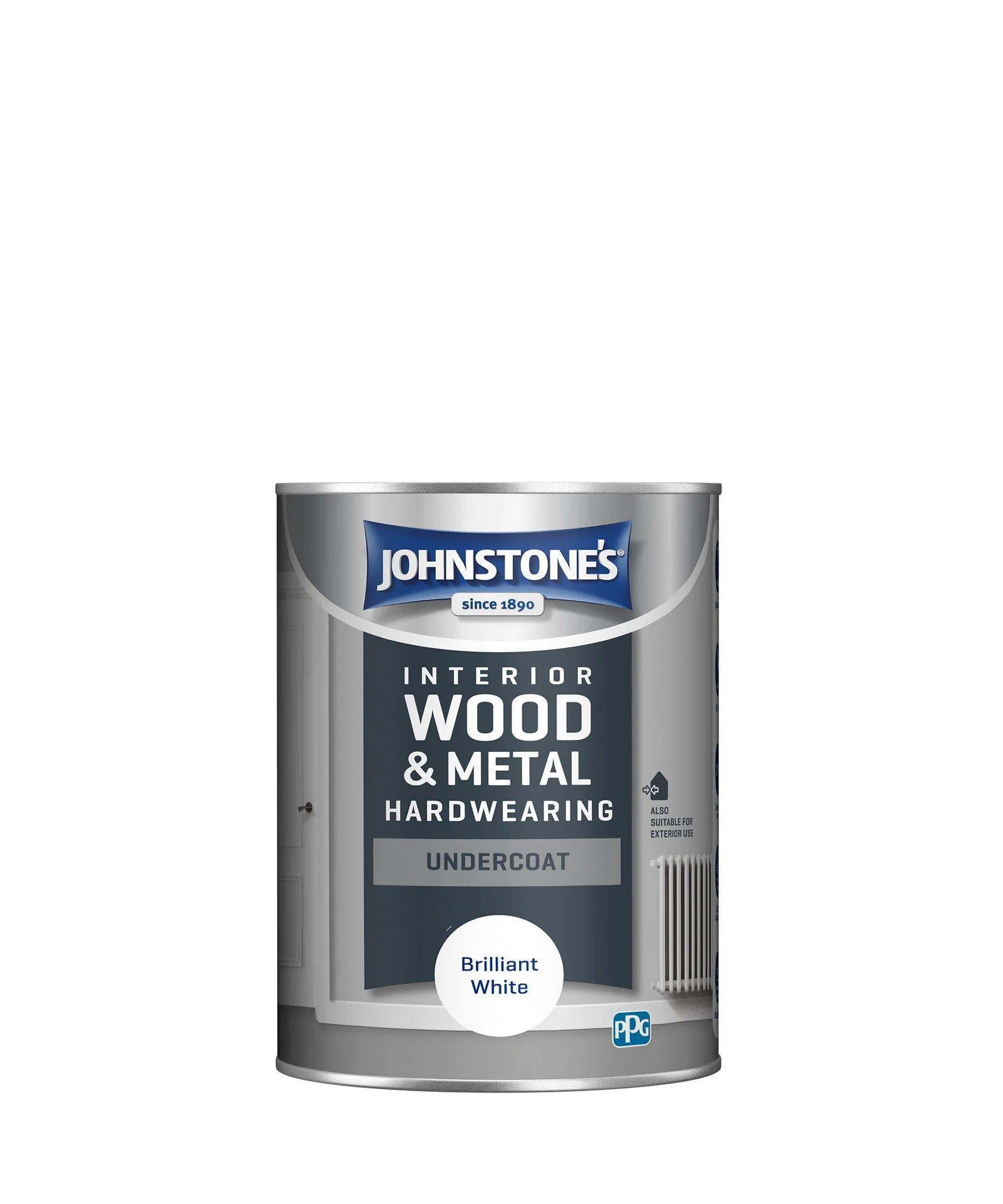 JOHNSTONE'S  ALL PURPOSE HARDWARING UNERCOAT WHITE 1.25 LT