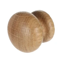 OAK LACQUERED KNOB 36MM