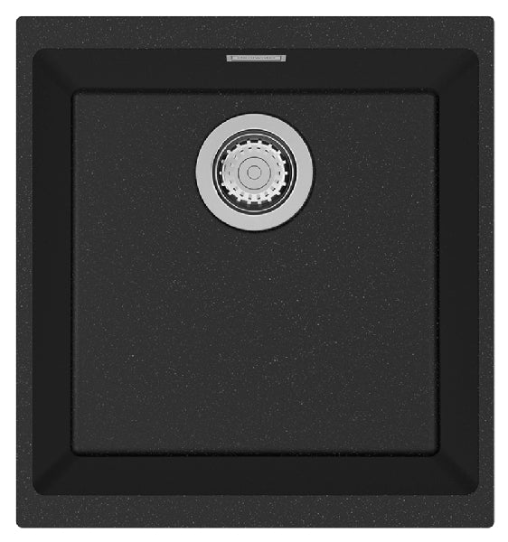 SIENA BLACK 400MM SQUARE GRAINITE SINK - Image 2
