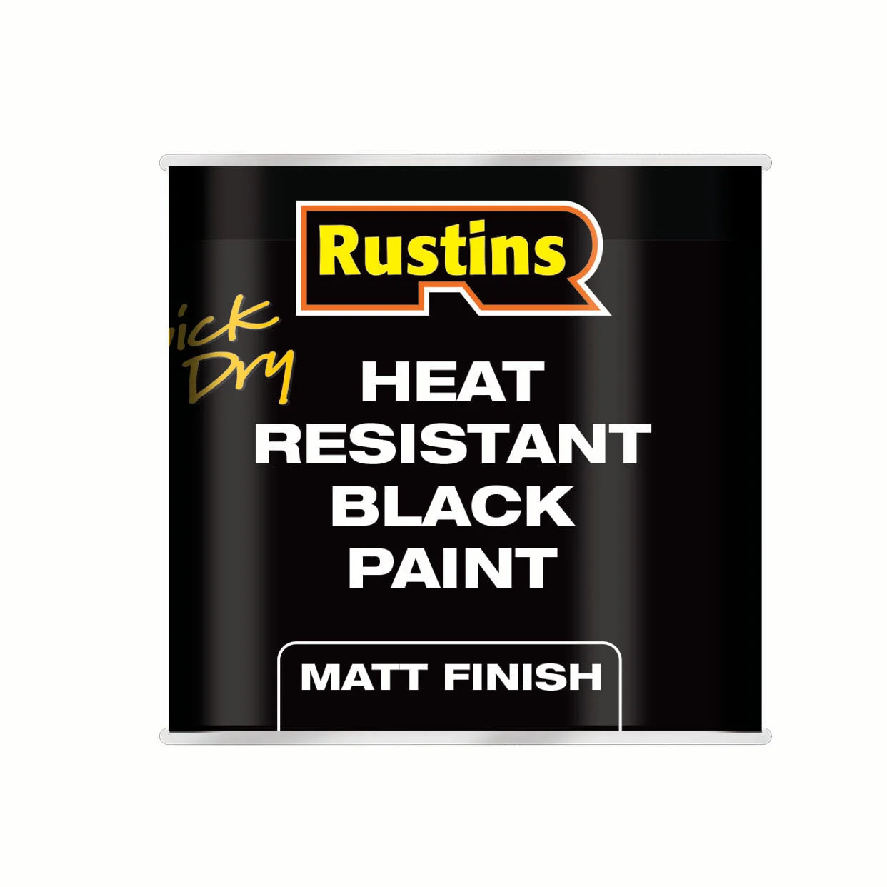 RUSTINS HIGH HEAT BLACK MATT 250 ML