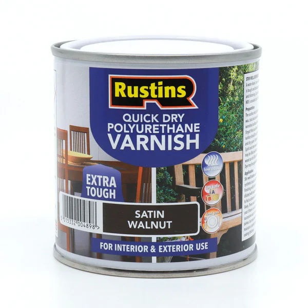RUSTINS QUICK DRY POLYURETHANE VARNISH (27 Variants Available ) - Image 4