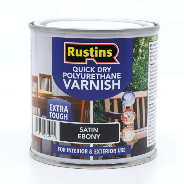 RUSTINS QUICK DRY POLYURETHANE VARNISH (27 Variants Available ) - Image 5