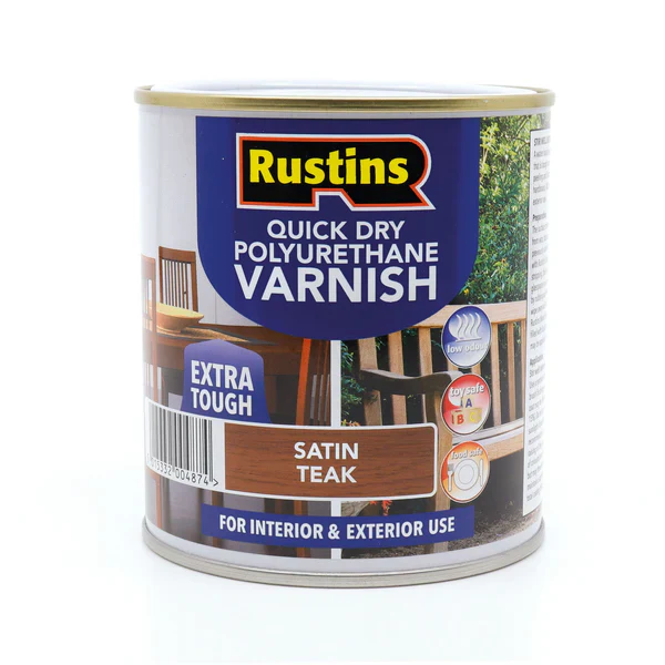 RUSTINS QUICK DRY POLYURETHANE VARNISH (27 Variants Available ) - Image 7