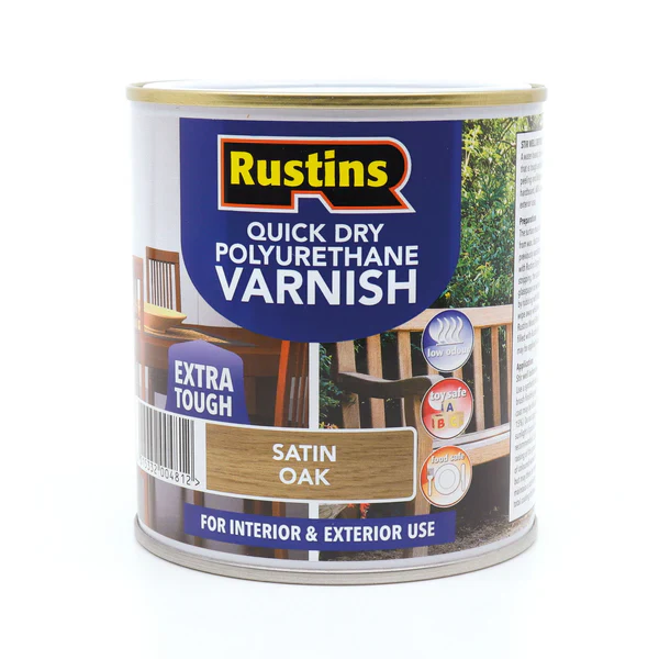 RUSTINS QUICK DRY POLYURETHANE VARNISH (27 Variants Available ) - Image 8