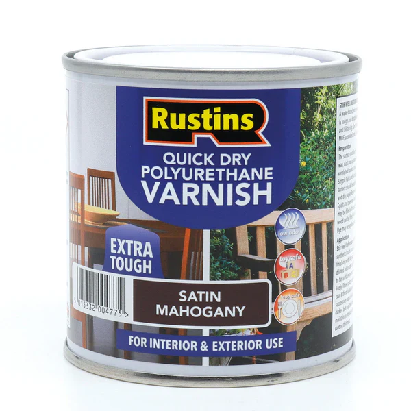 RUSTINS QUICK DRY POLYURETHANE VARNISH (27 Variants Available ) - Image 9