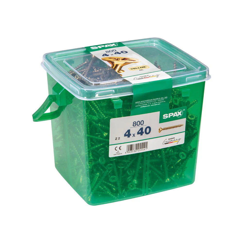 Spax Chipboard Screws Tubs (7 Variants Available )