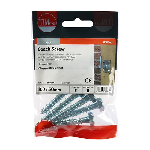 Timco Coach Screw (12 Variants Available ) - Image 6
