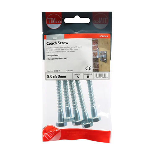 Timco Coach Screw (12 Variants Available ) - Image 8
