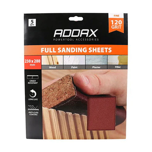 TIMCO 230 x 280 SANDING SHEETS PK5 - Image 2